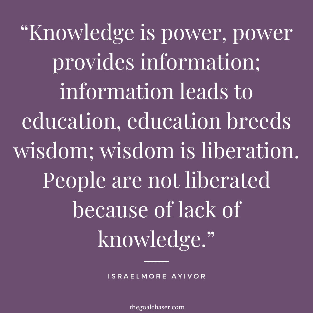 Knowledge Is Power Quotes The Original + 32 Variations