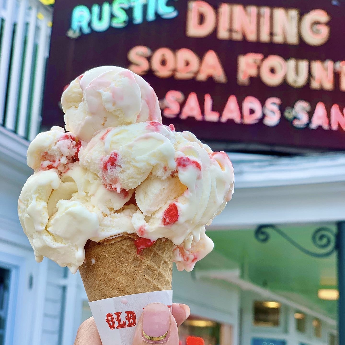 Check Out Our Antique Soda Fountain Menu at The Goldenrod