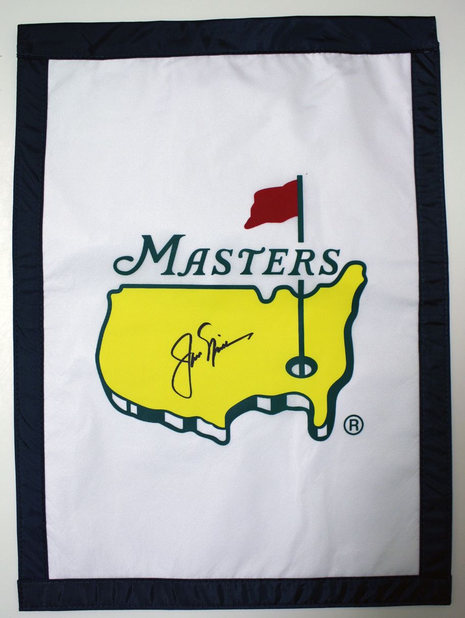 Lot Detail Jack Nicklaus signed Masters garden flag