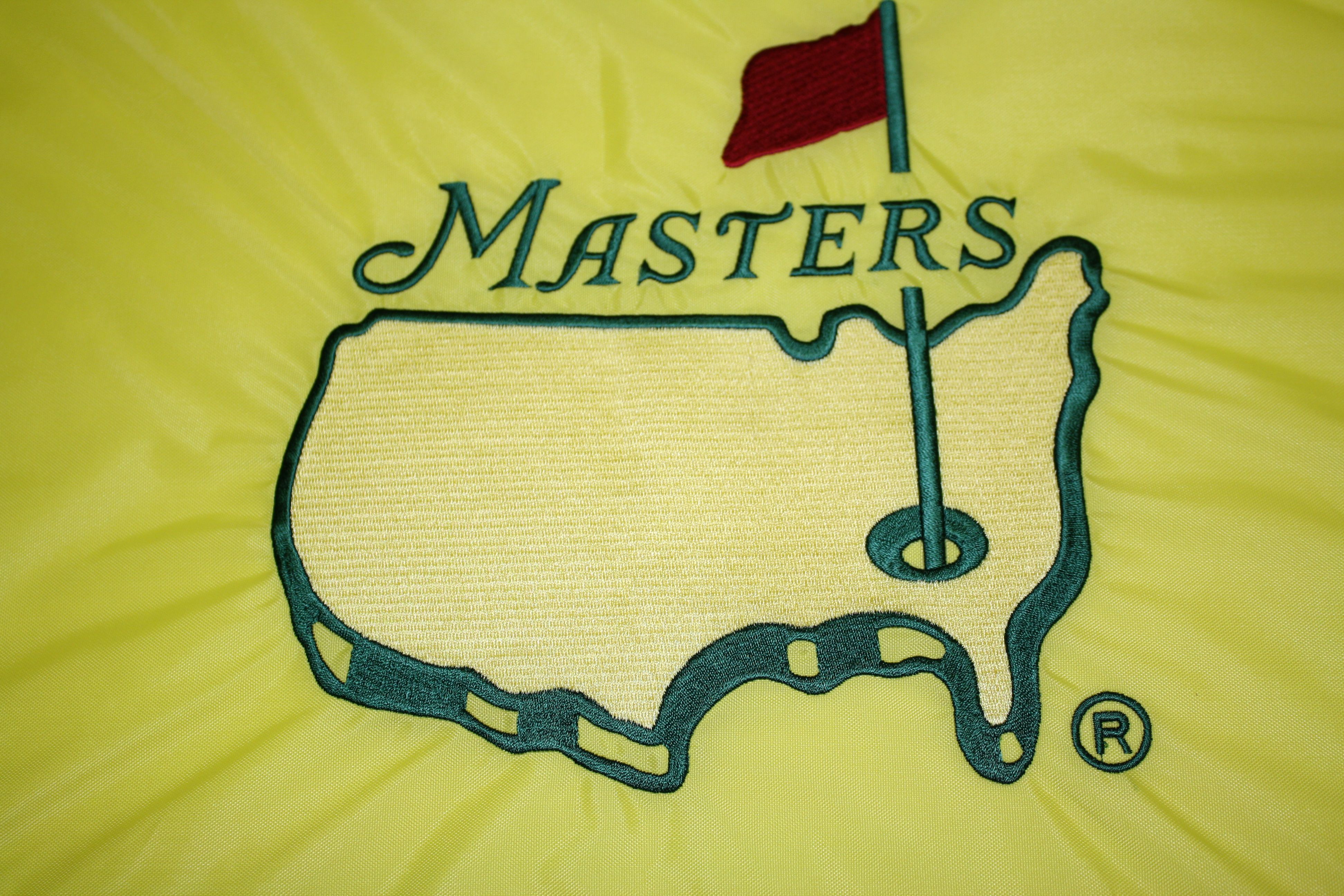 Lot Detail 1997 Masters Embroidered Pin Flag