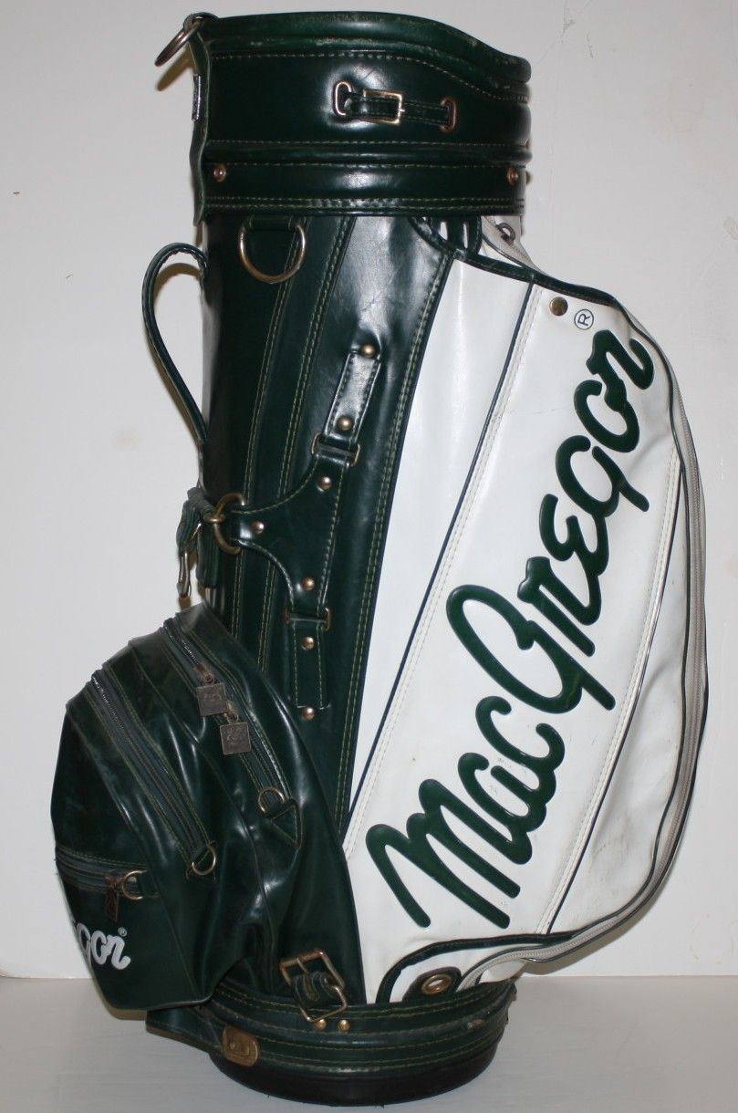 Lot Detail Charley Penna MacGregor Green and White Staff Bag