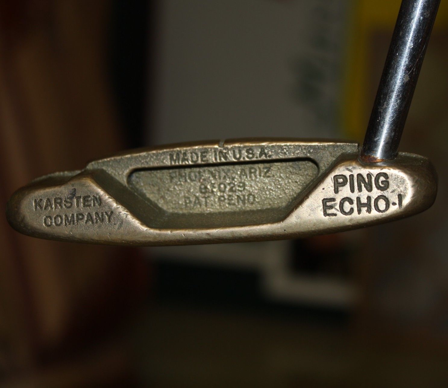 Lot Detail PING Putter Echo1 Left Hand Slazenger and Nicklaus Stamped Rare Puter