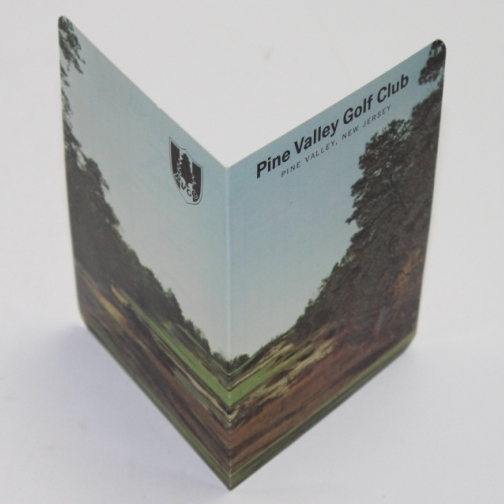 Lot Detail Pine Valley Scorecard Signed by Arnold Palmer JSA COA