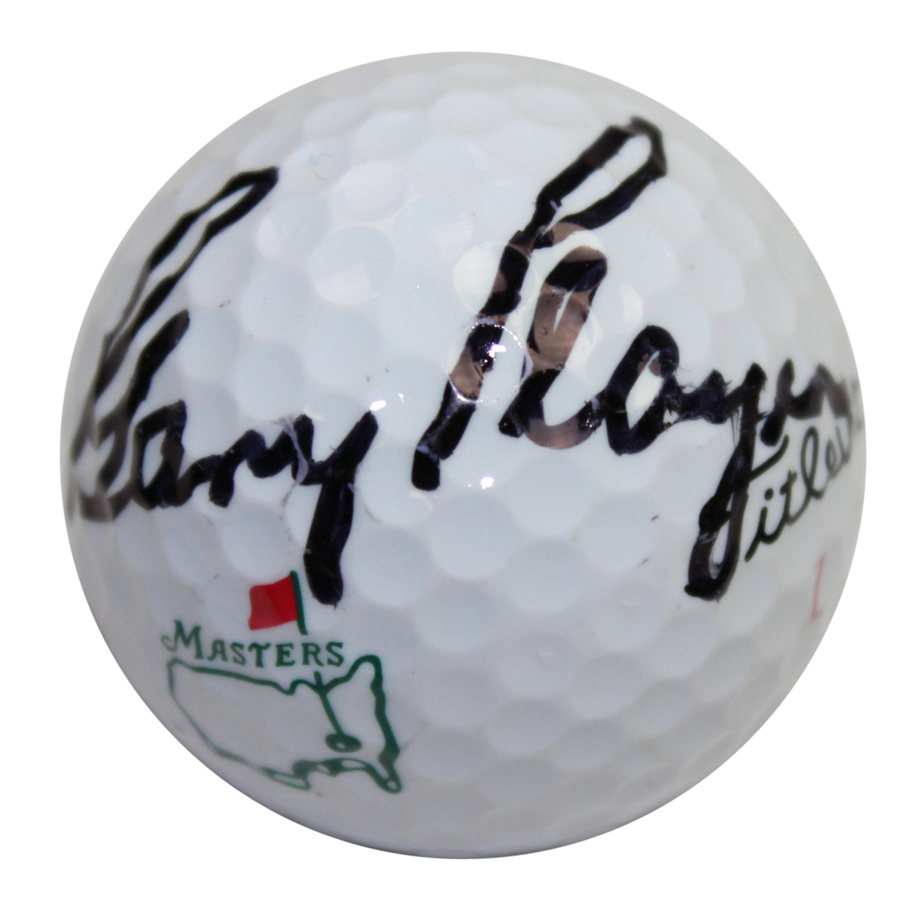 Lot Detail Gary Player Signed Masters Logo Golf Ball JSA ALOA
