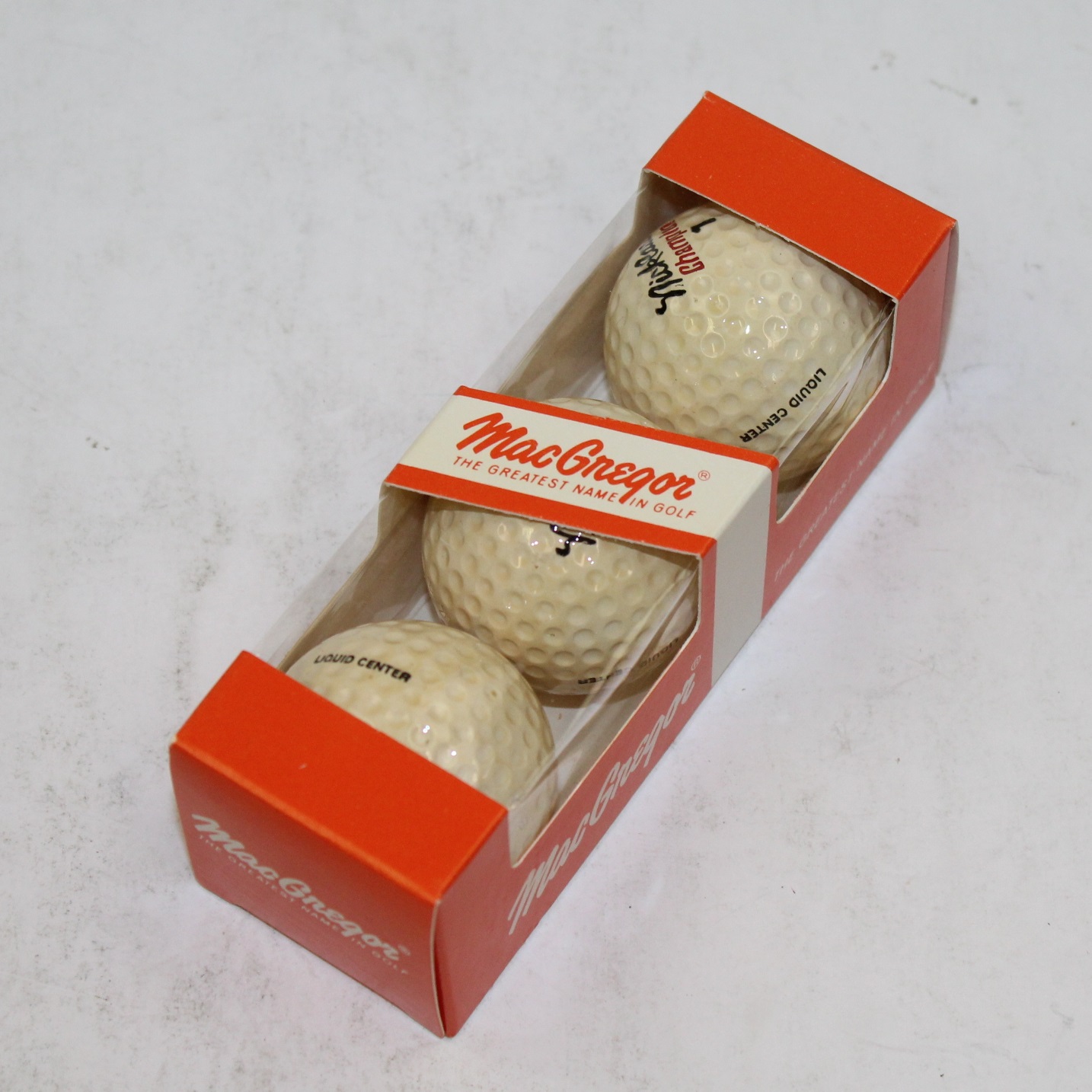 Lot Detail 12 Vintage MacGregor Jack Nicklaus Signature Golf Balls