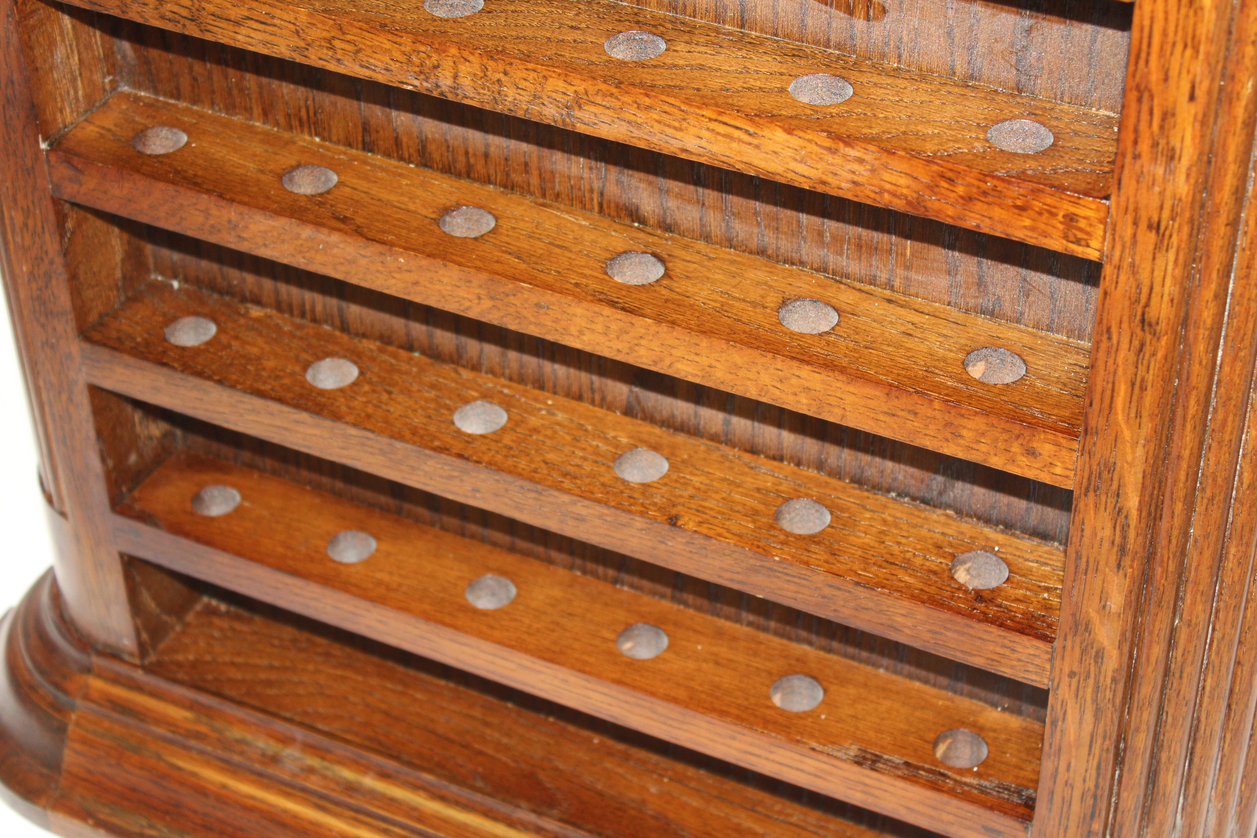 Lot Detail Custom Heavy Duty Wooden Golf Ball Rack Display for 48