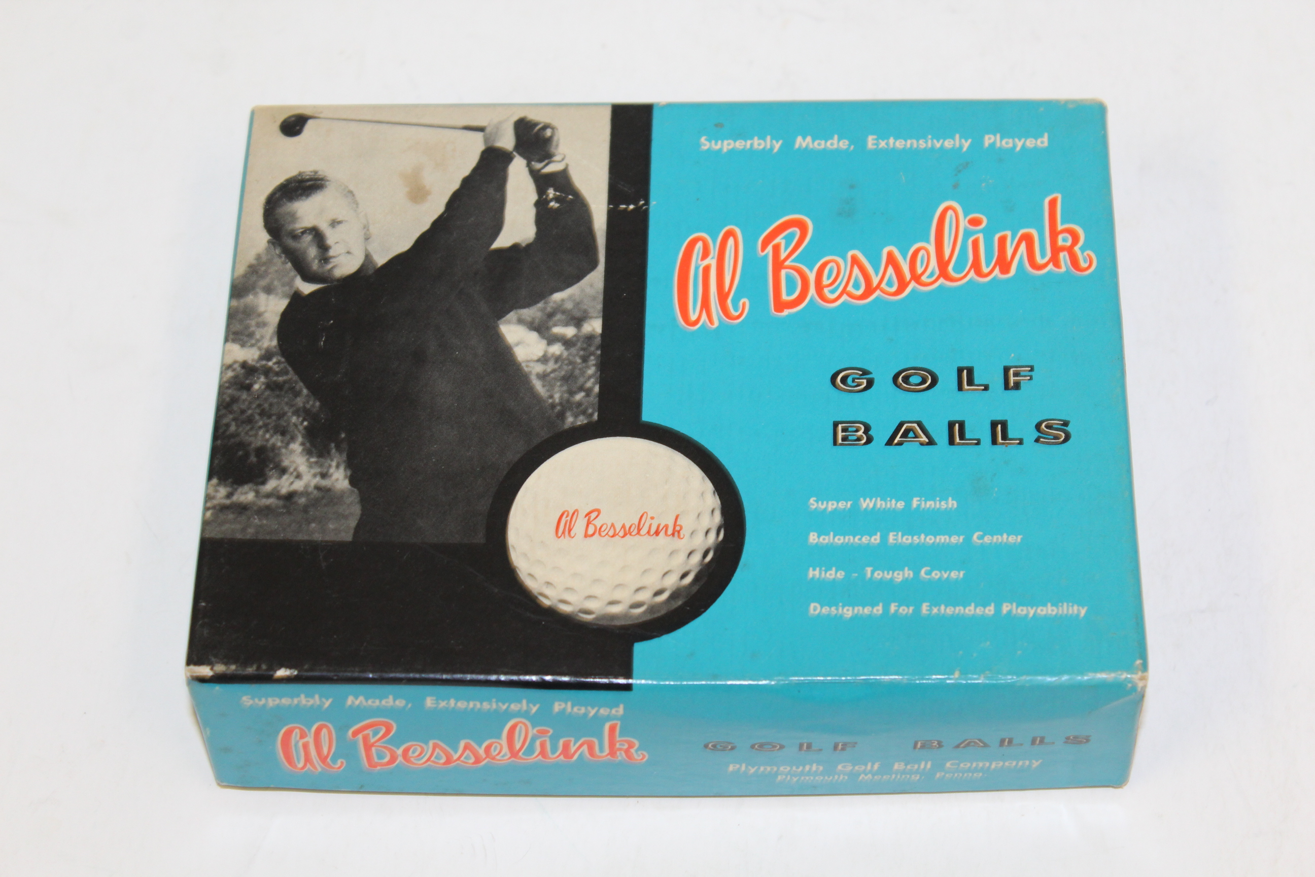 Lot Detail Al Besselink Golf Ball Box, Dunlop Box with 3 Sleeves