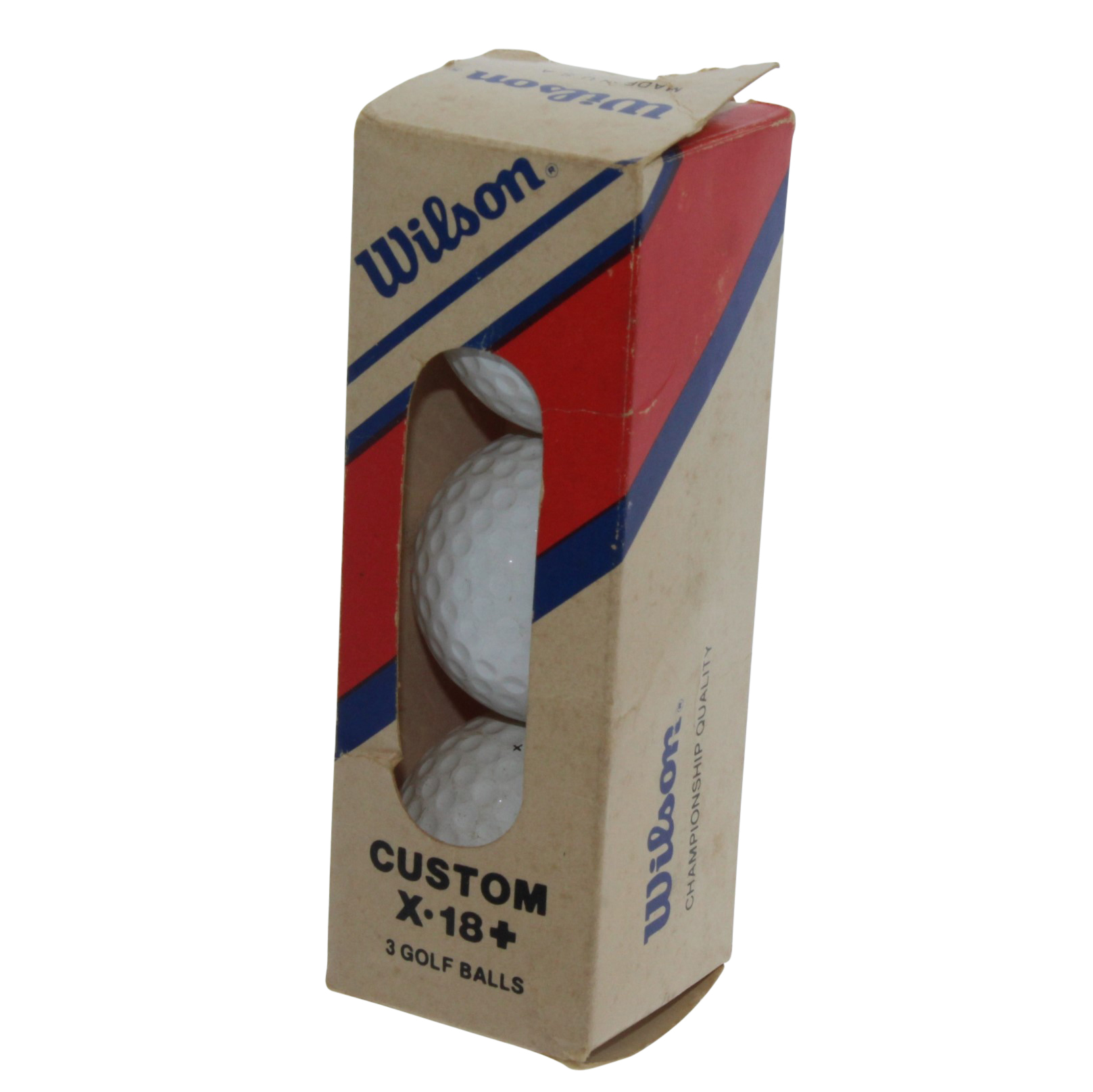 Lot Detail Sleeve of Wilson Custom X.18+ Golf Balls