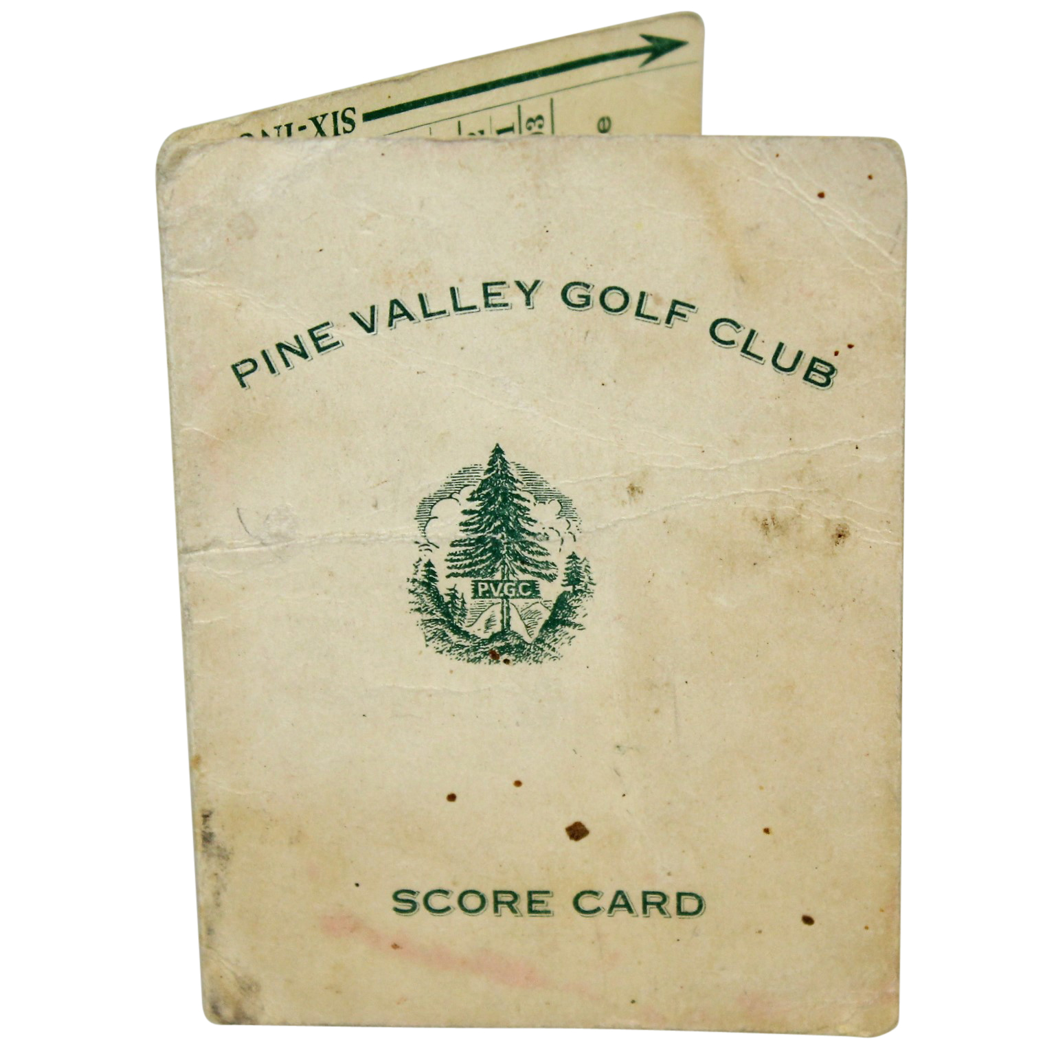 Lot Detail Pine Valley Golf Club Unused 1930's Scorecard with Stymie Gauge