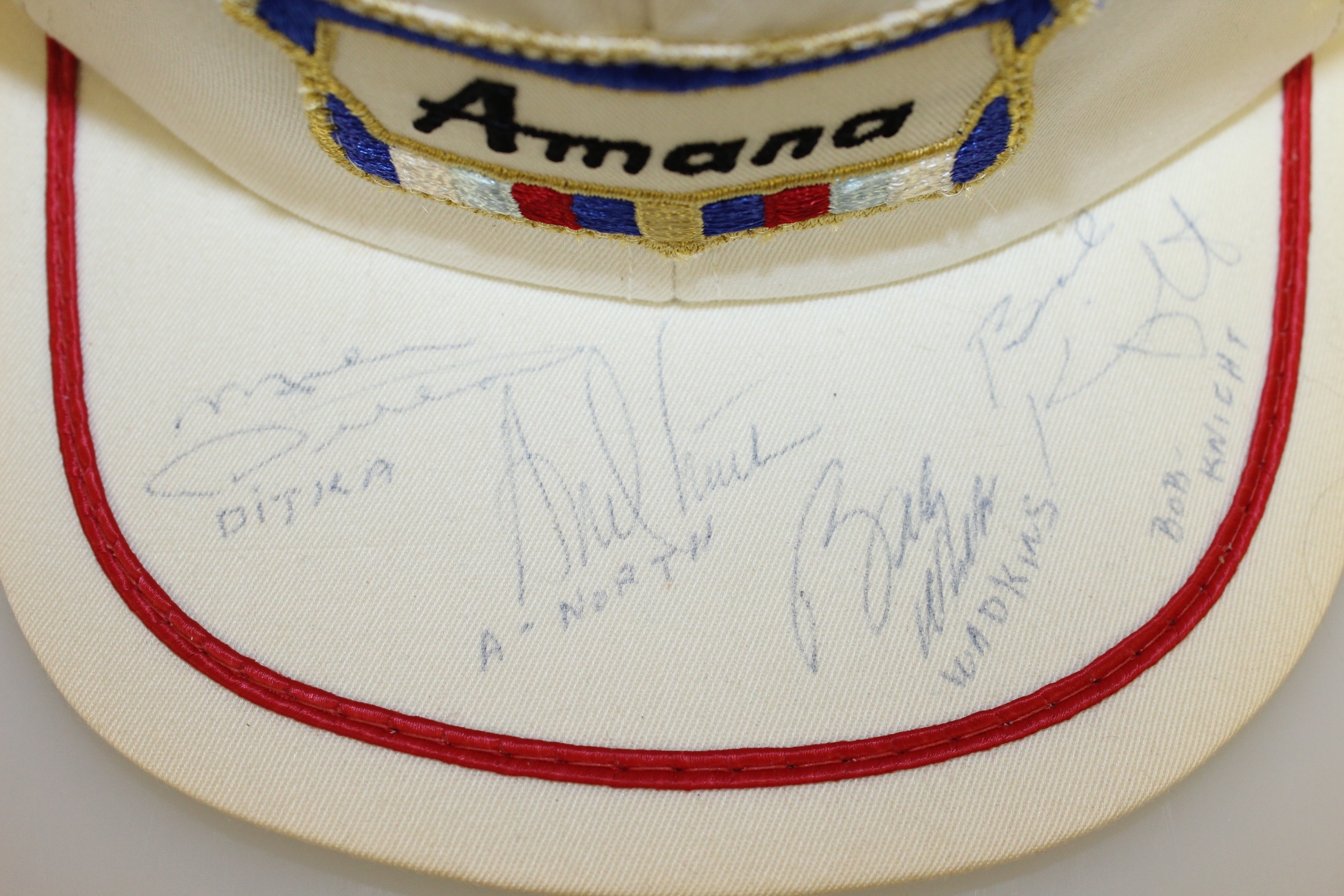 Lot Detail Vintage Amana PGA Tour Hat Signed By Mike Ditka, Bobby