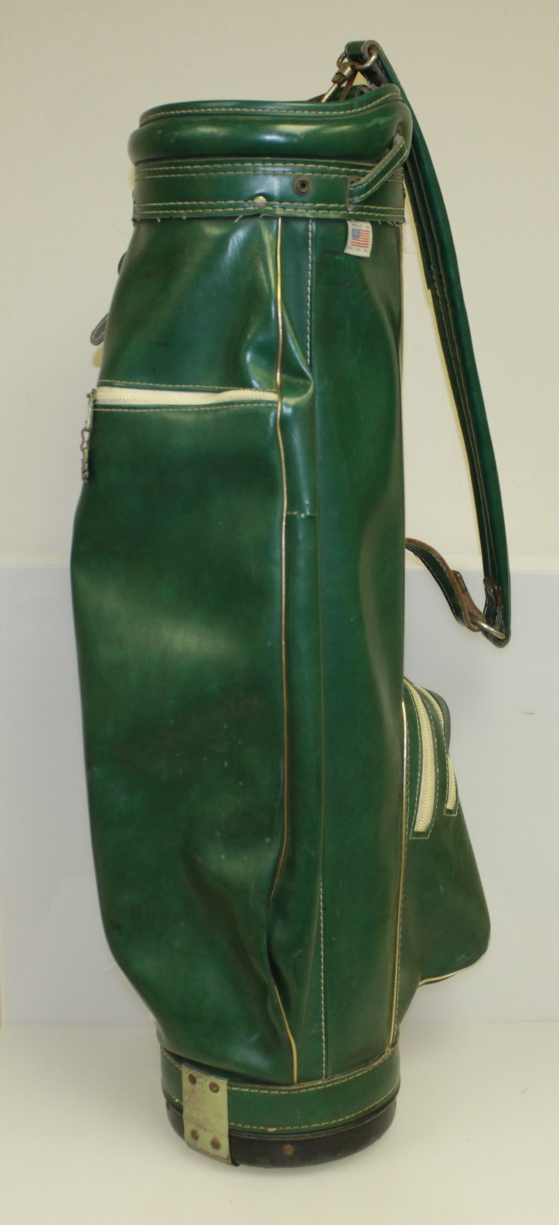 Lot Detail Masters Tournament Hot Z Vintage Green Golf Bag with Bag Towel