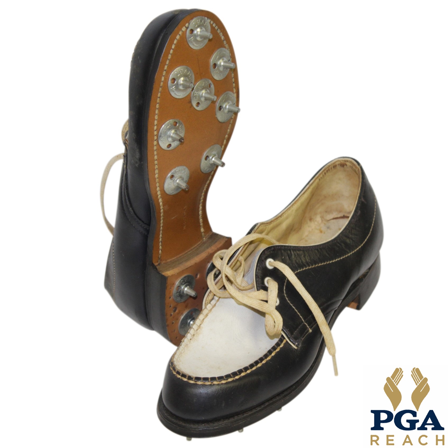 Lot Detail Vintage Etonic Women's Golf Spikes / Shoes Very Good Condition