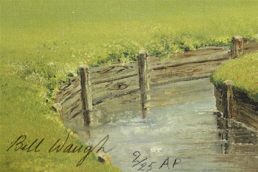 Lot Detail The St Andrews Swilken Bridge Artist Proof Painting by