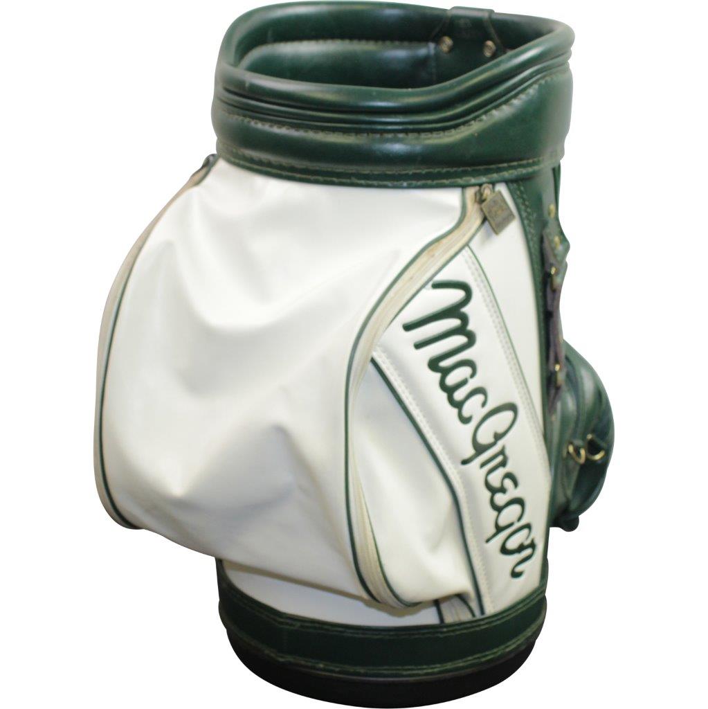 Lot Detail Classic MacGregor Green & White Den Caddy Golf Bag