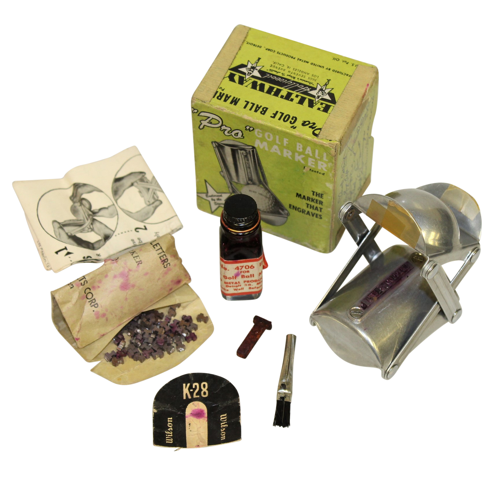 Lot Detail Vintage Healthway Pro 'Golf Ball Marker' Endorsed by the