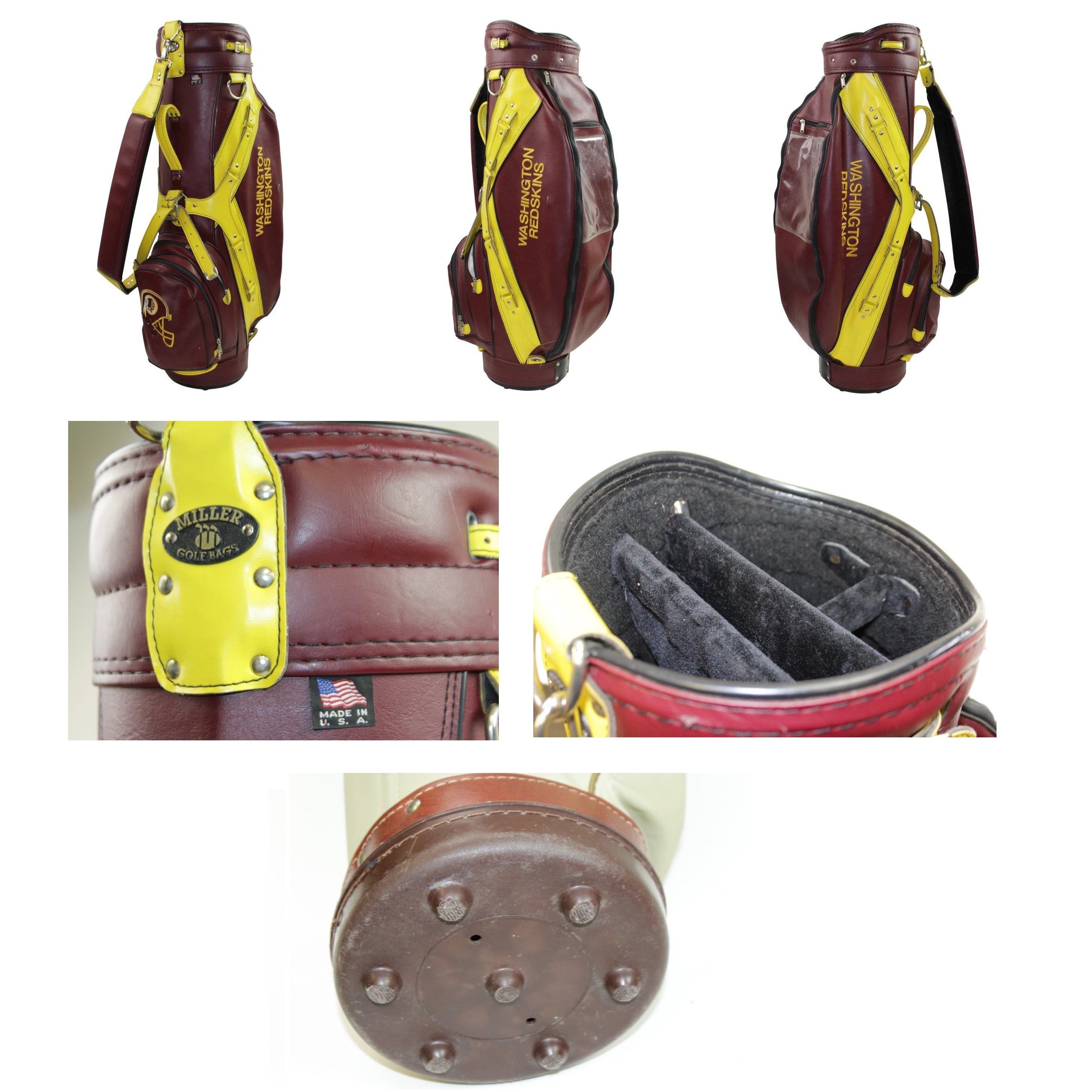 Lot Detail NFL Washington Redskins Golf Bag, Two Putter Covers, NFL