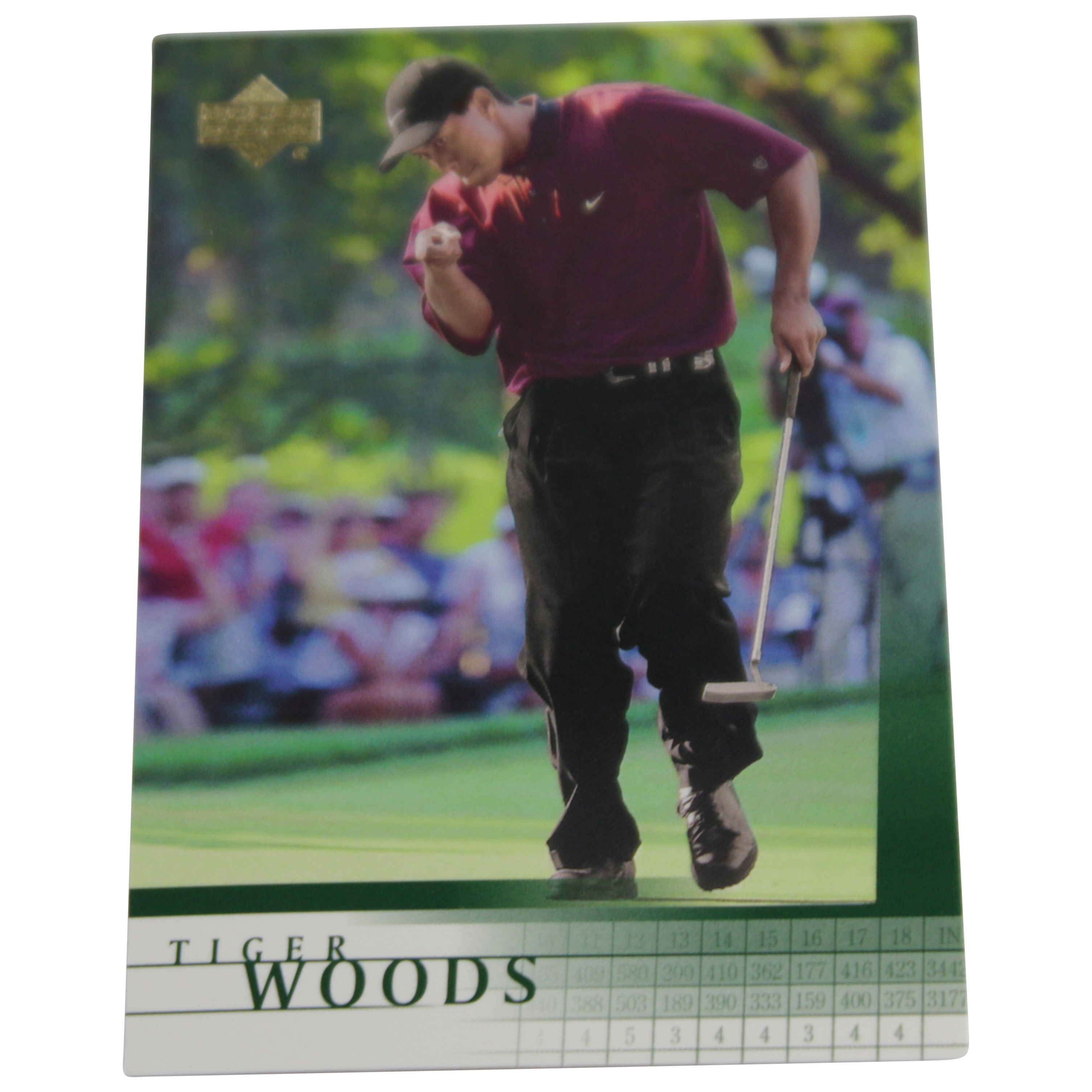 Lot Detail Tiger Woods 2000 Upper Deck PGA Tour Golf Card Official
