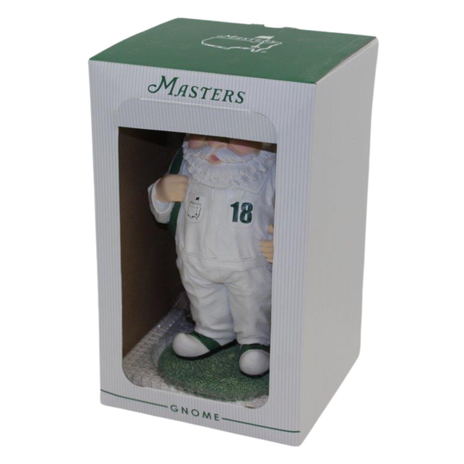 Lot Detail Masters Tournament Caddy Garden Gnome in Original Box