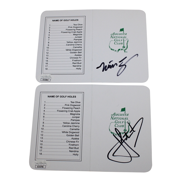 Lot Detail Will Zalatoris & Cam Smith Signed Augusta National