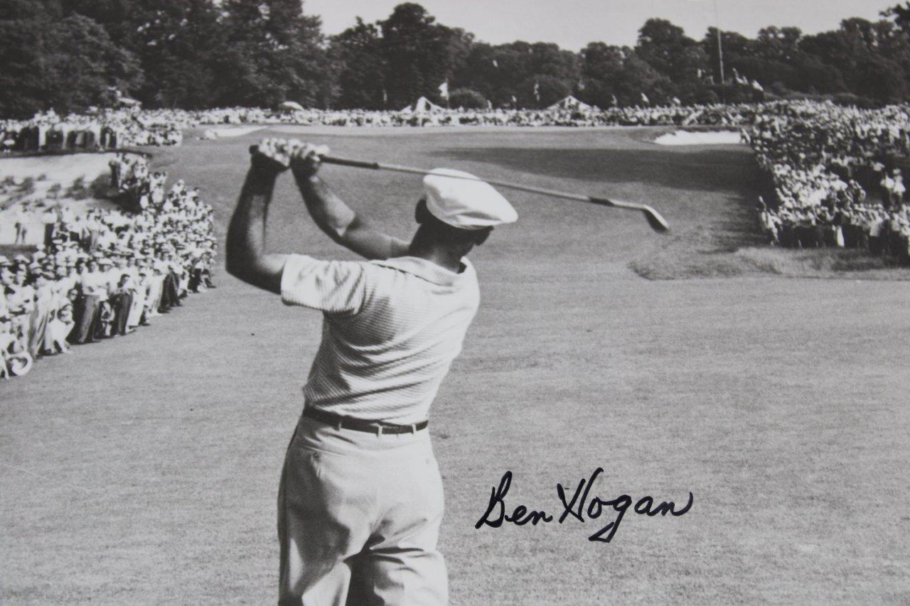 Lot Detail Ben Hogan Signed 1950 US Open at Merion Ben Hogan 1Iron