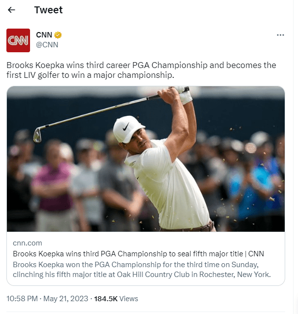 Brooks Koepka wins 2023 PGA Championship at Oak Hill The Golfer Times
