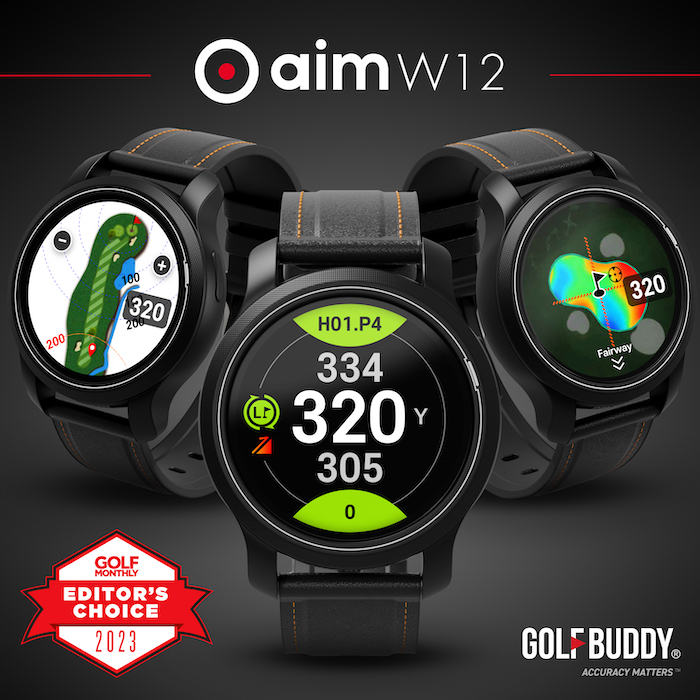 GOLFBUDDY W12 GPS GOLF WATCH RECEIVES PRESTIGIOUS GOLF MONTHLY EDITOR'S