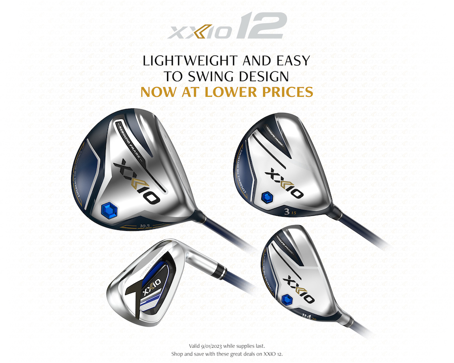 XXIO ANNOUNCES LOWER PRICE ON ULTRALIGHTWEIGHT XXIO 12 WOODS AND IRONS