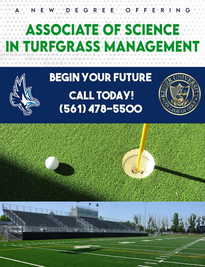 INTRODUCING A NEW DEGREE ASSOCIATE OF SCIENCE IN TURFGRASS MANAGEMENT