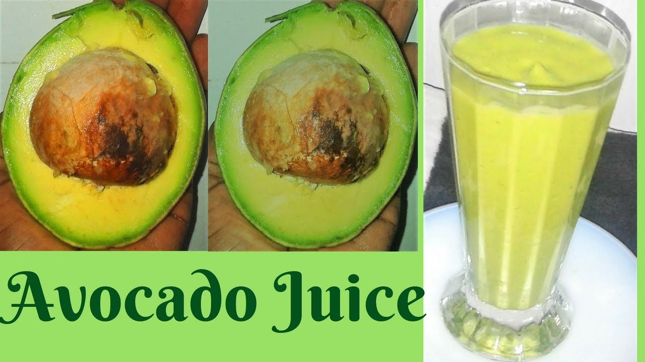 How To Make Avocado Juice?