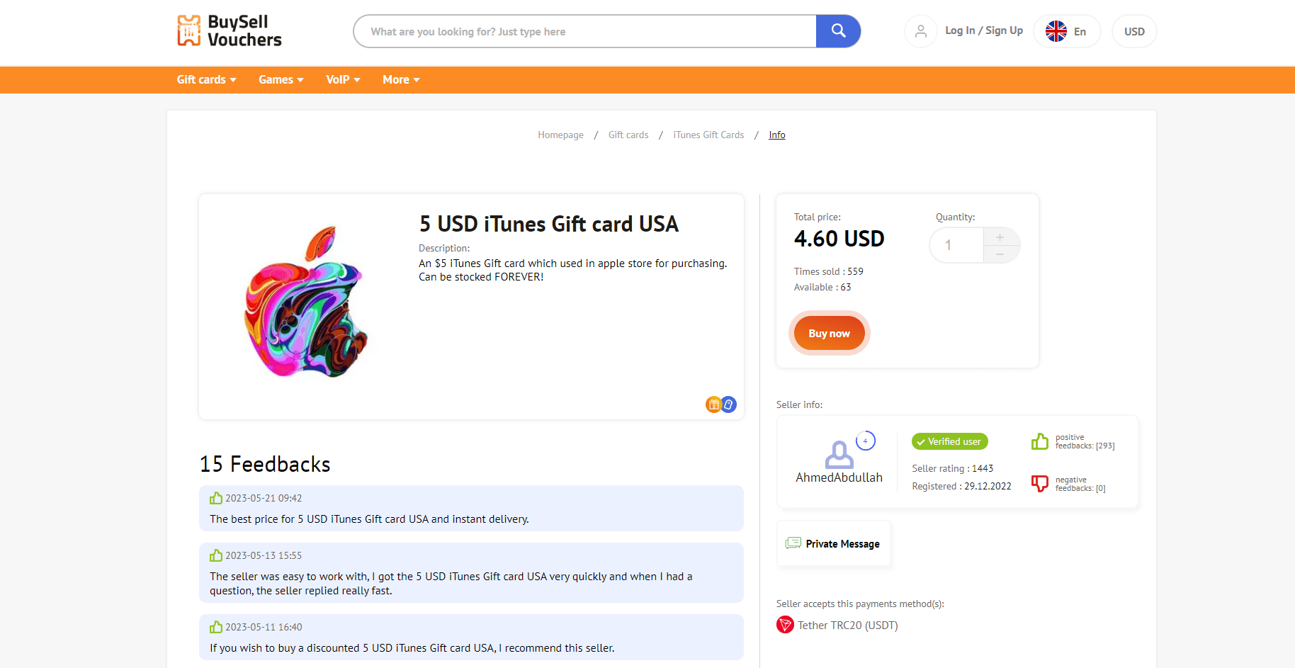 Sell Apple Gift Cards on the BuySellVouchers Marketplace