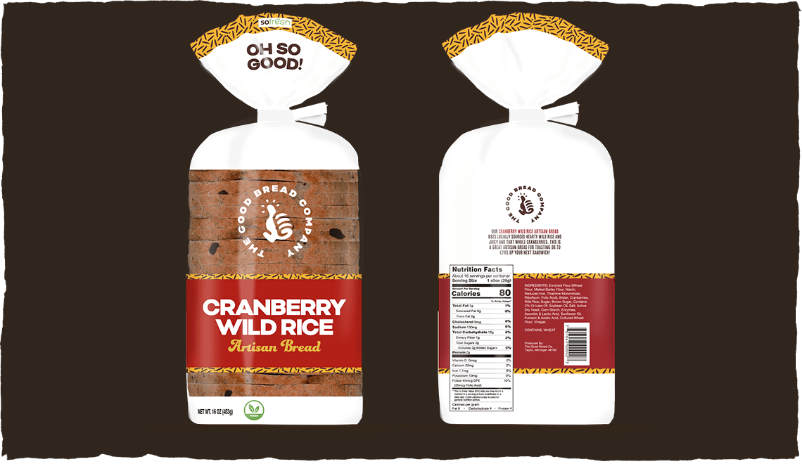 Cranberry Wild Rice Bread The Good Bread Company