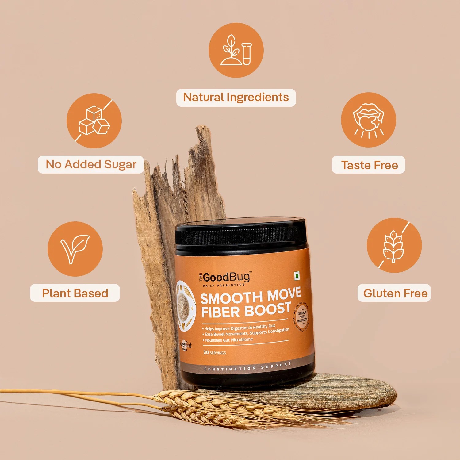 Smooth Move Fiber Boost Prebiotic Fiber for Constipation The Good