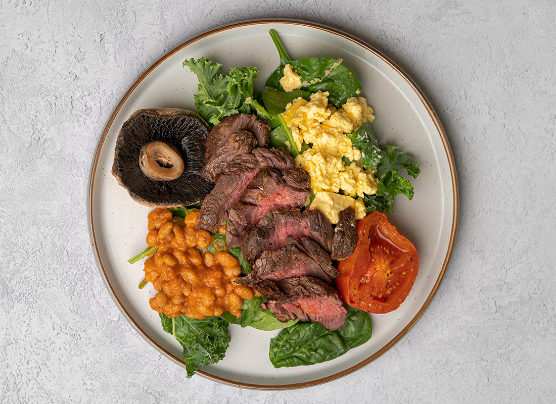 Steak & Eggs High Protein Breakfast The Good Prep
