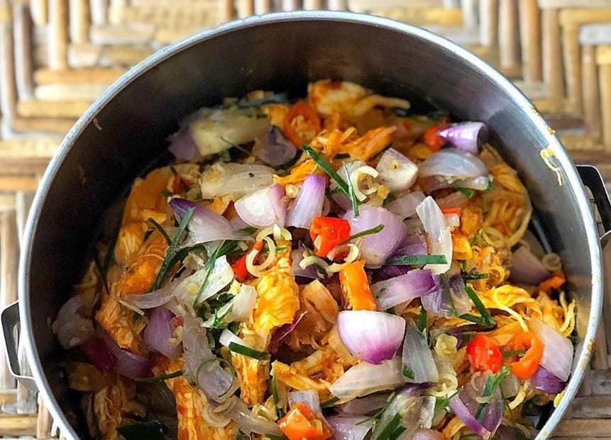 Resep Ayam Suwir Bumbu Rujak Thegorbalsla