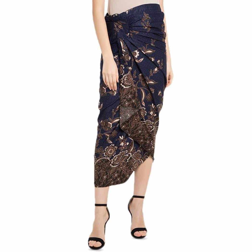 Model Rok Batik Atasan Polos Thegorbalsla