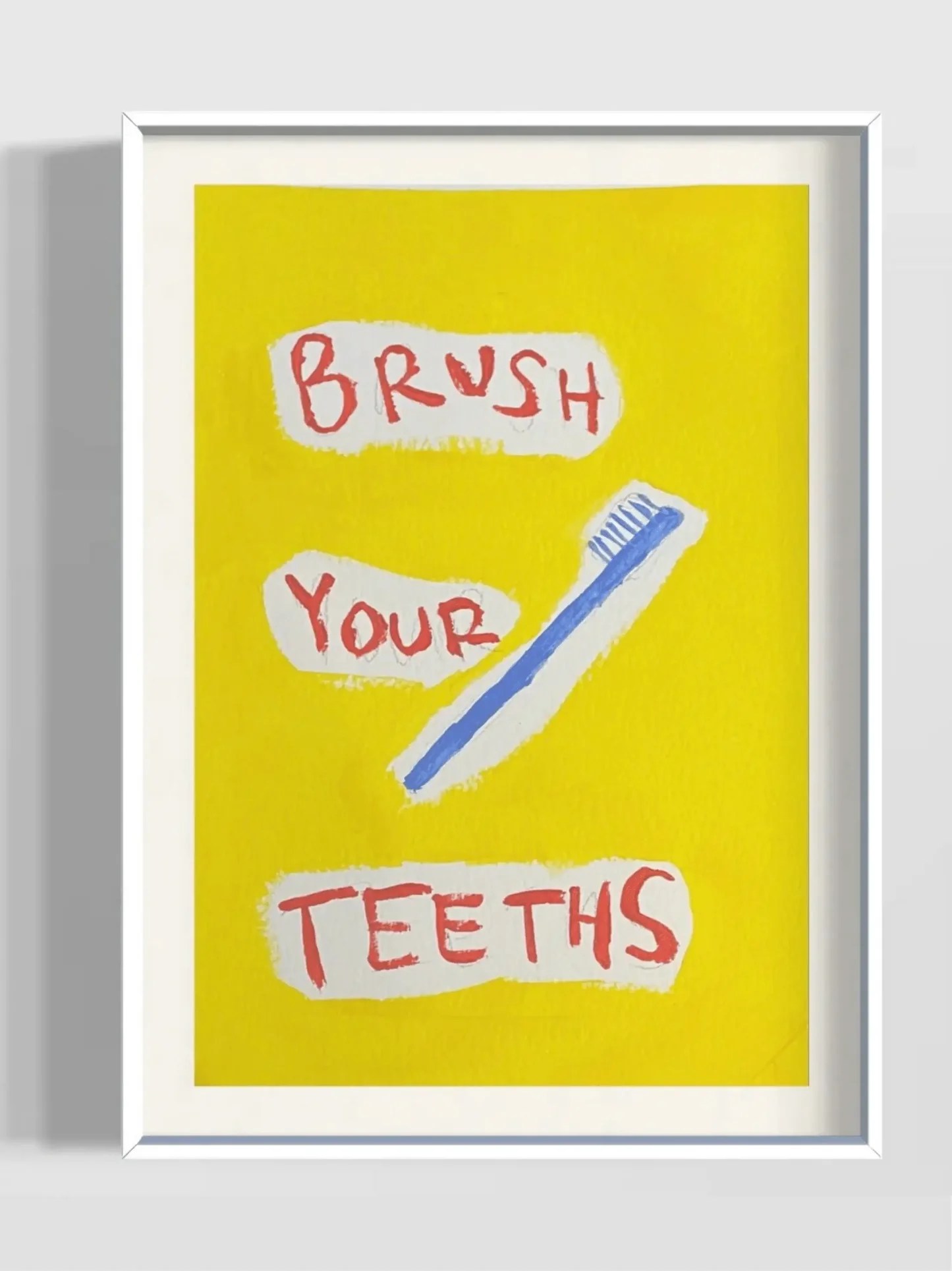 Brush Your Teeth Art Print The GoTo