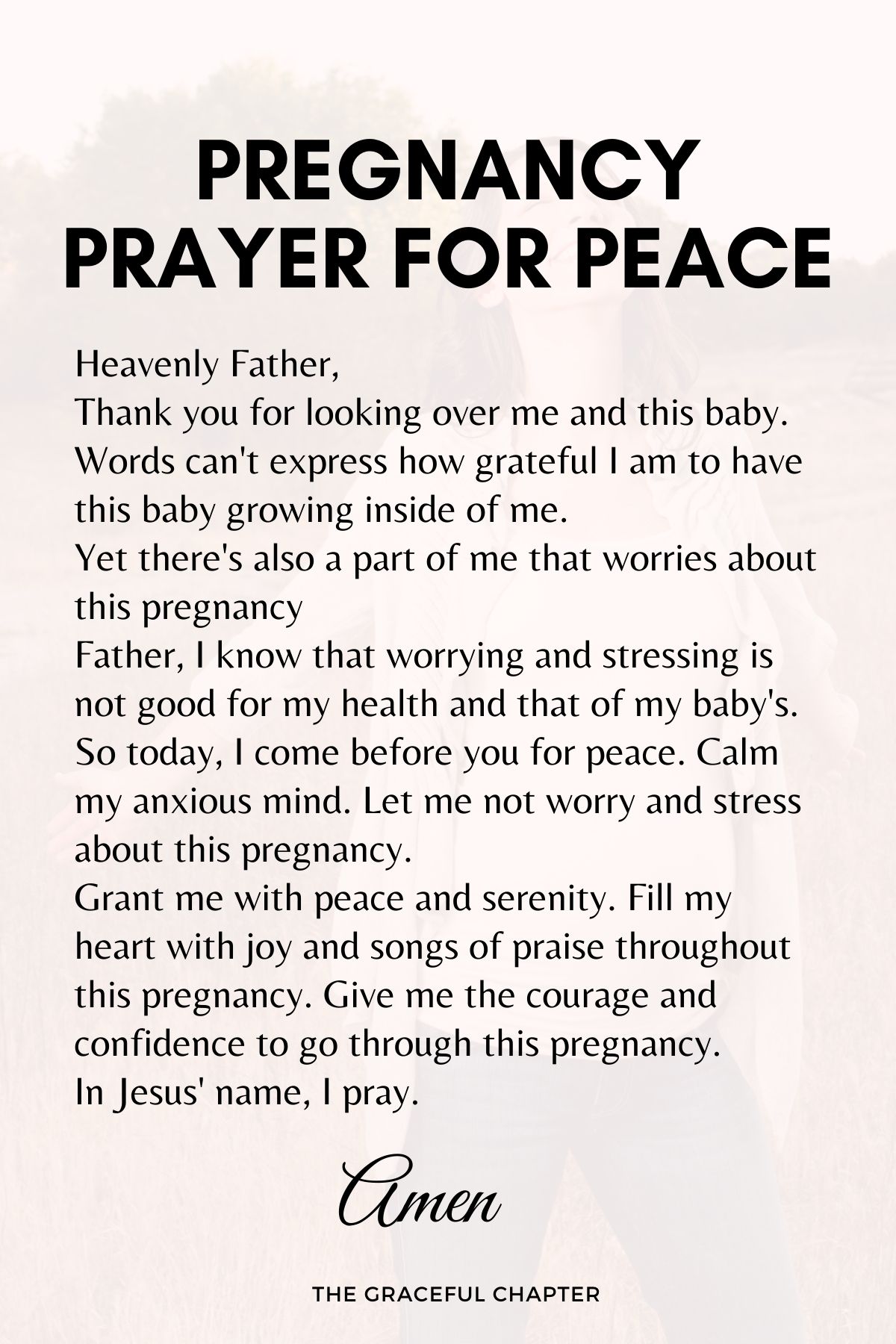 11 Important Prayers For Pregnant Women The Graceful Chapter