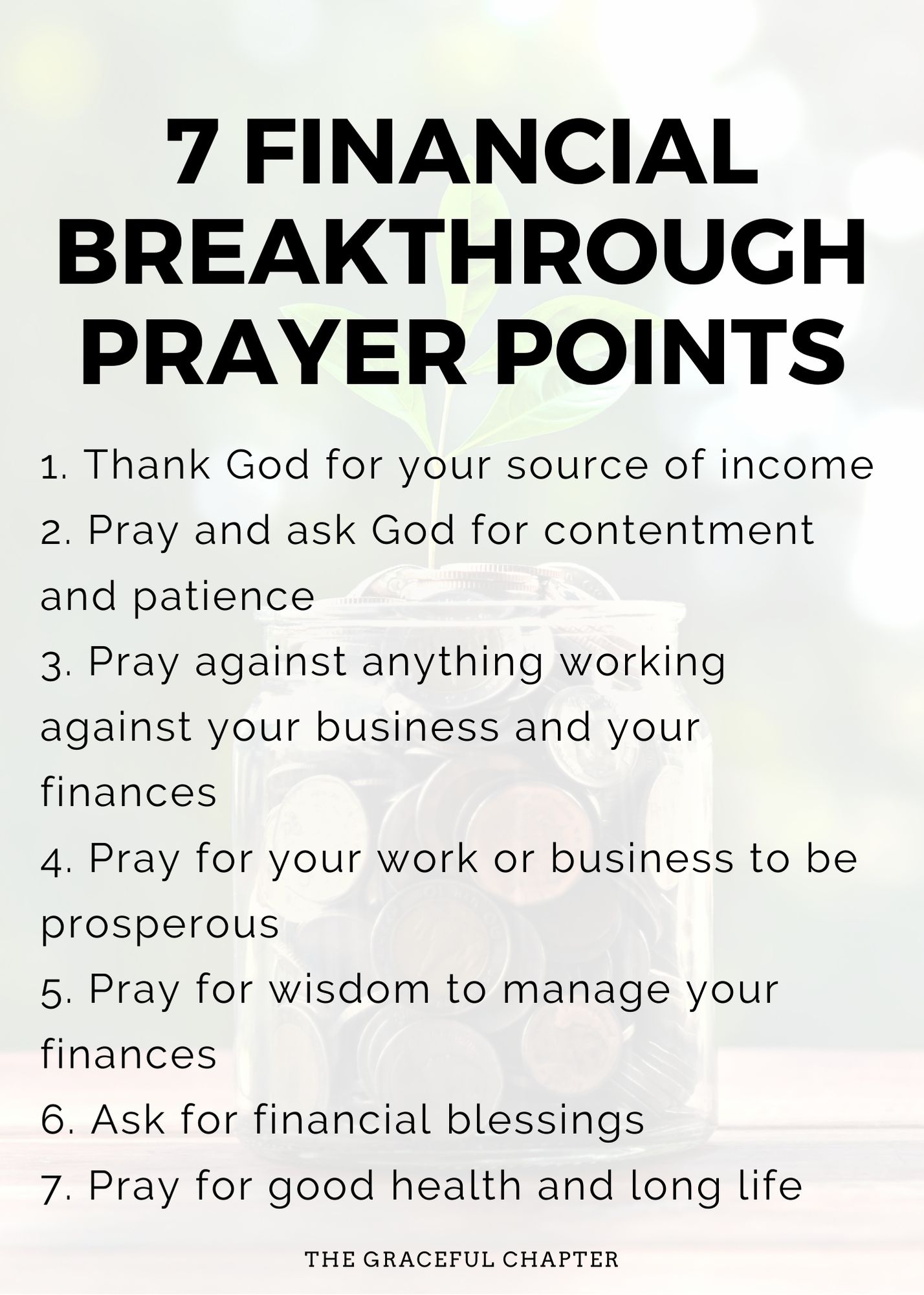 7 Financial Breakthrough Prayer Points The Graceful Chapter