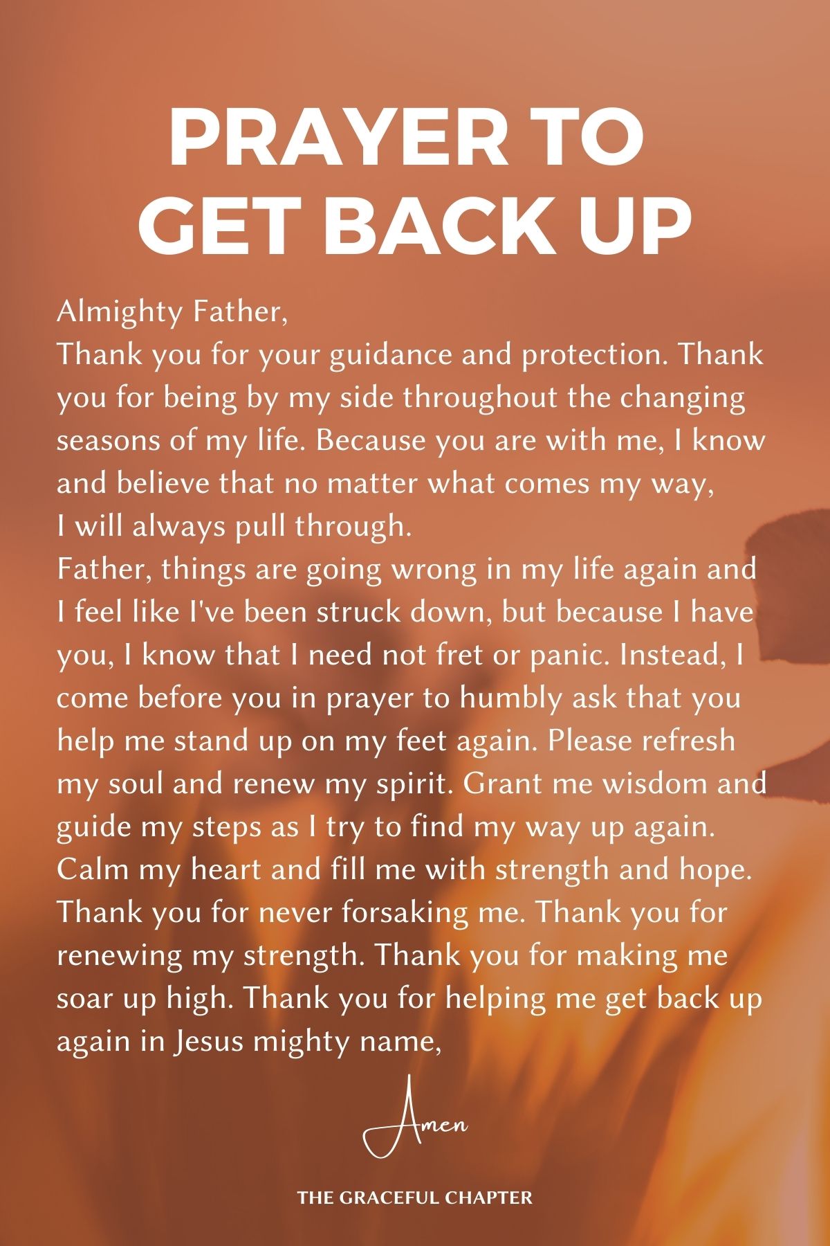 How To Get Back Up In Life 5 Prayers To Get Back Up When Life Knocks