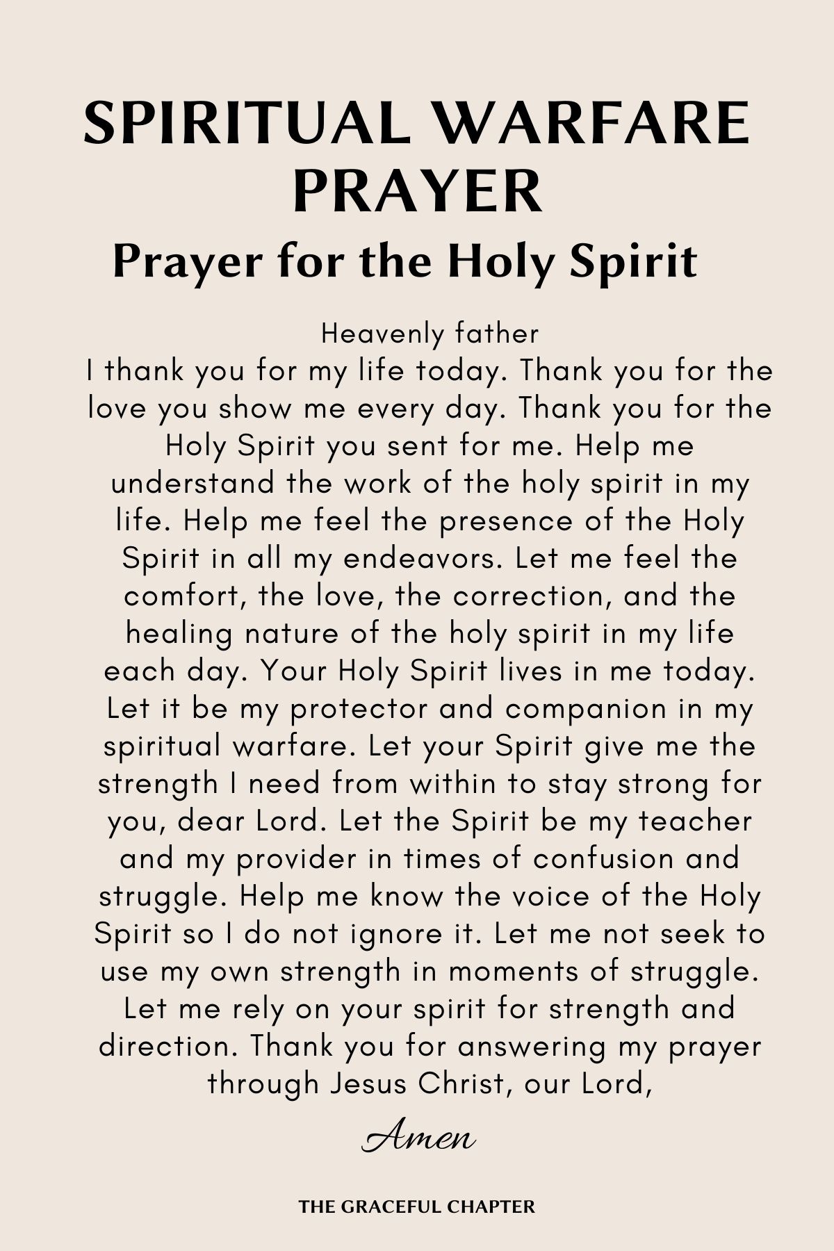 5 Spiritual Warfare Prayer Points And Prayers The Graceful Chapter