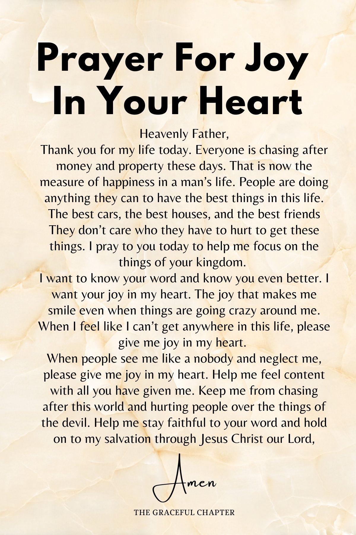 5 Prayers For Joy To Help You Live A Happy Life The Graceful Chapter