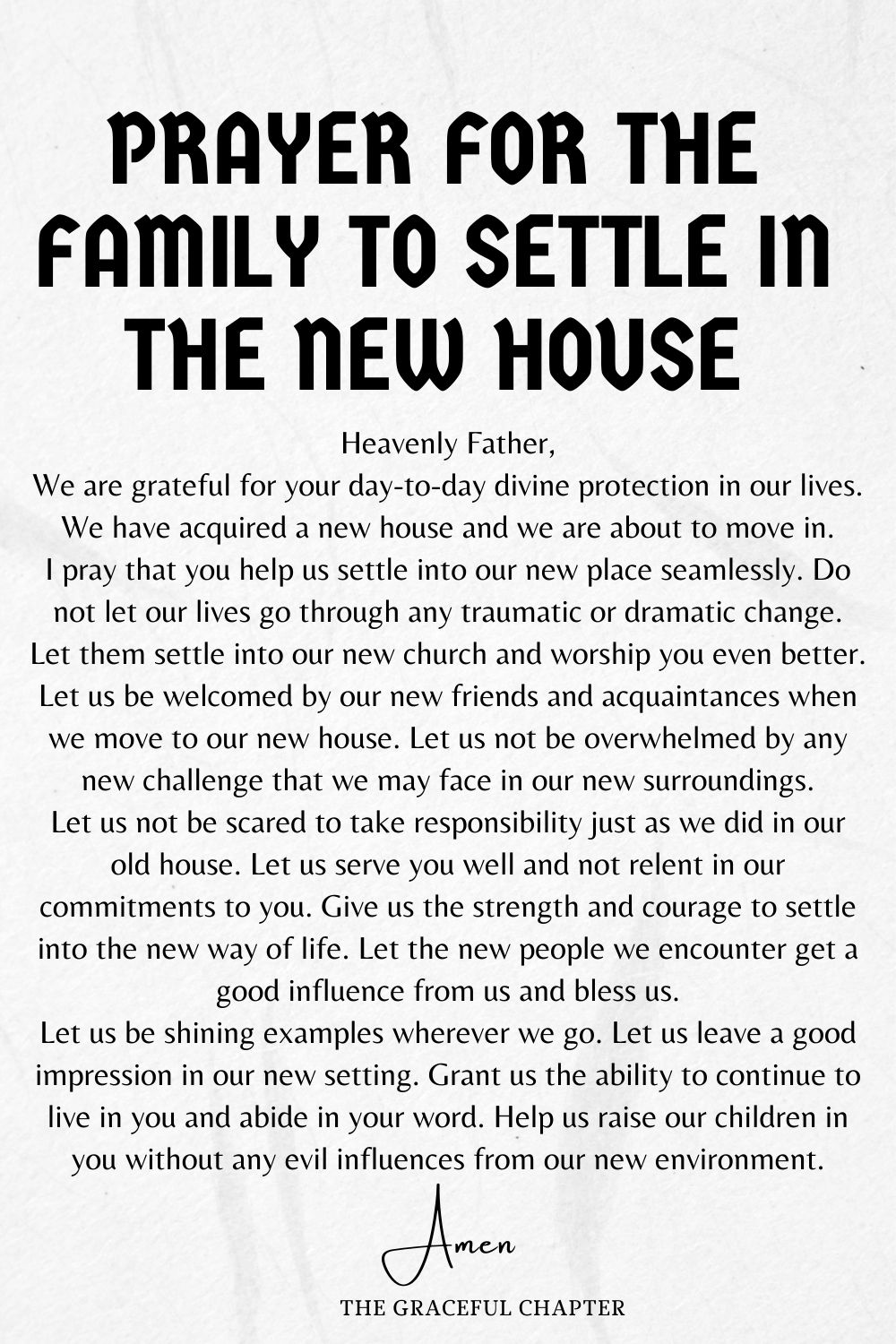 5 Important Prayers For Buying A New House The Graceful Chapter