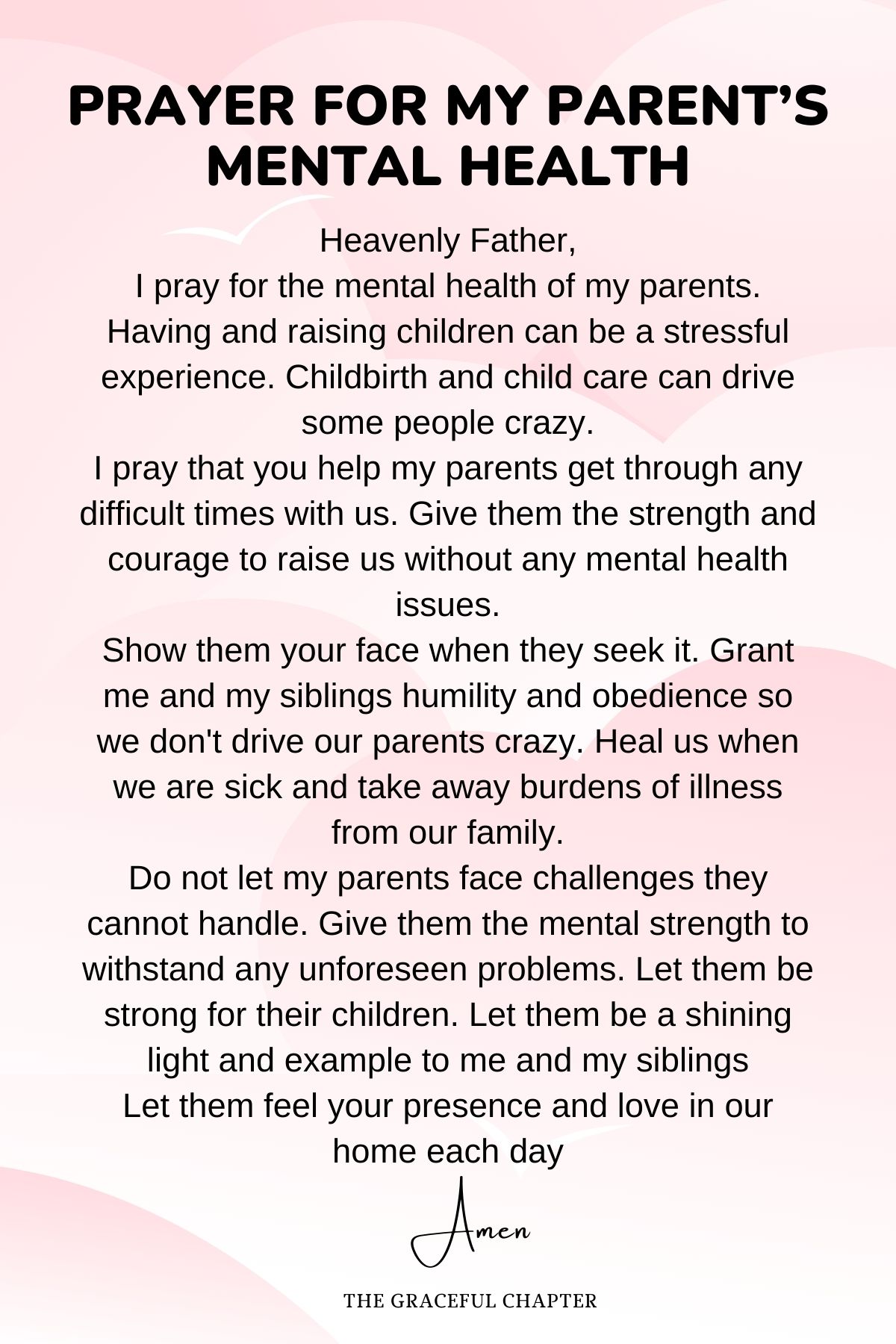 10 Prayers For Mental Health The Graceful Chapter