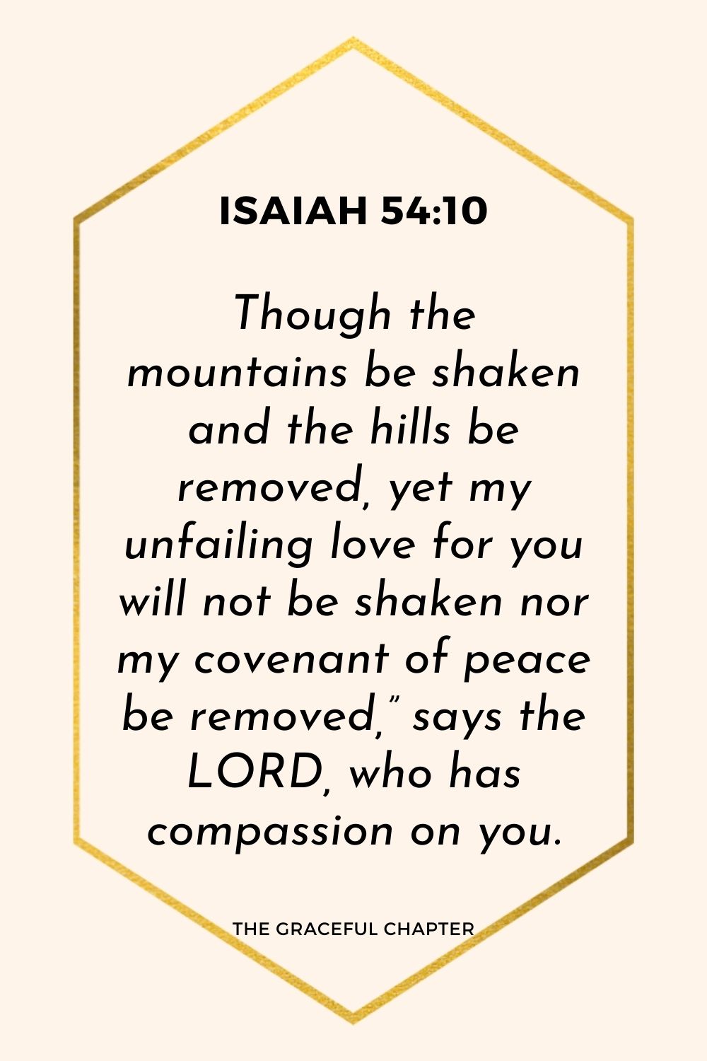Reflection Isaiah 5410 God’s Love Is Strong And Unconditional