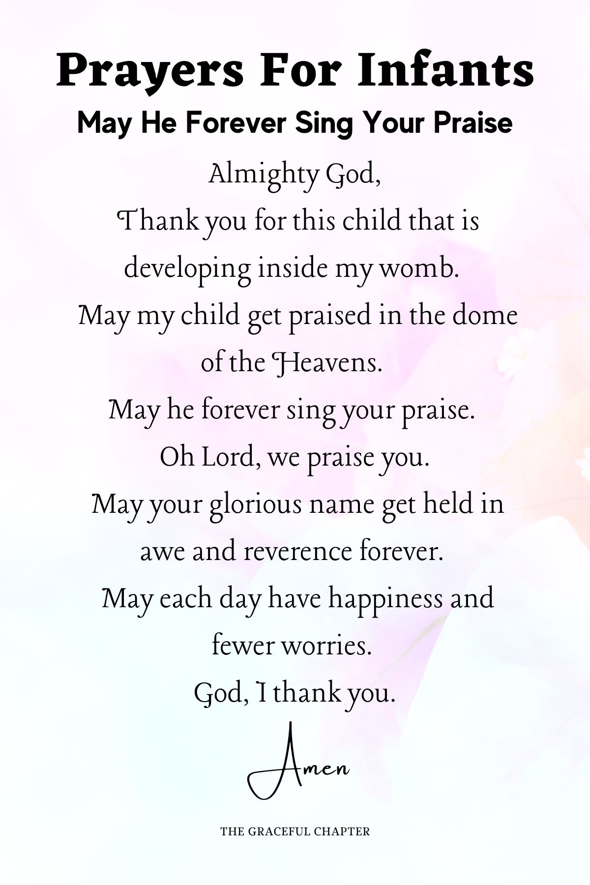 9 Powerful Prayers For Infants The Graceful Chapter