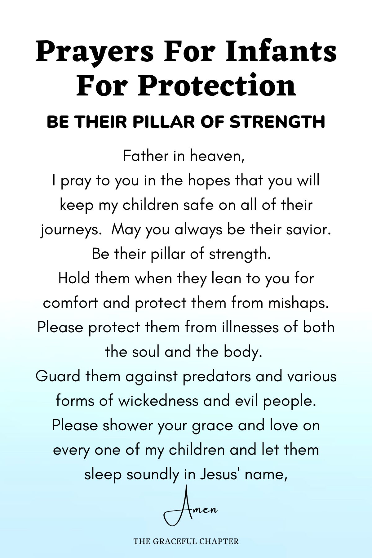 9 Powerful Prayers For Infants The Graceful Chapter