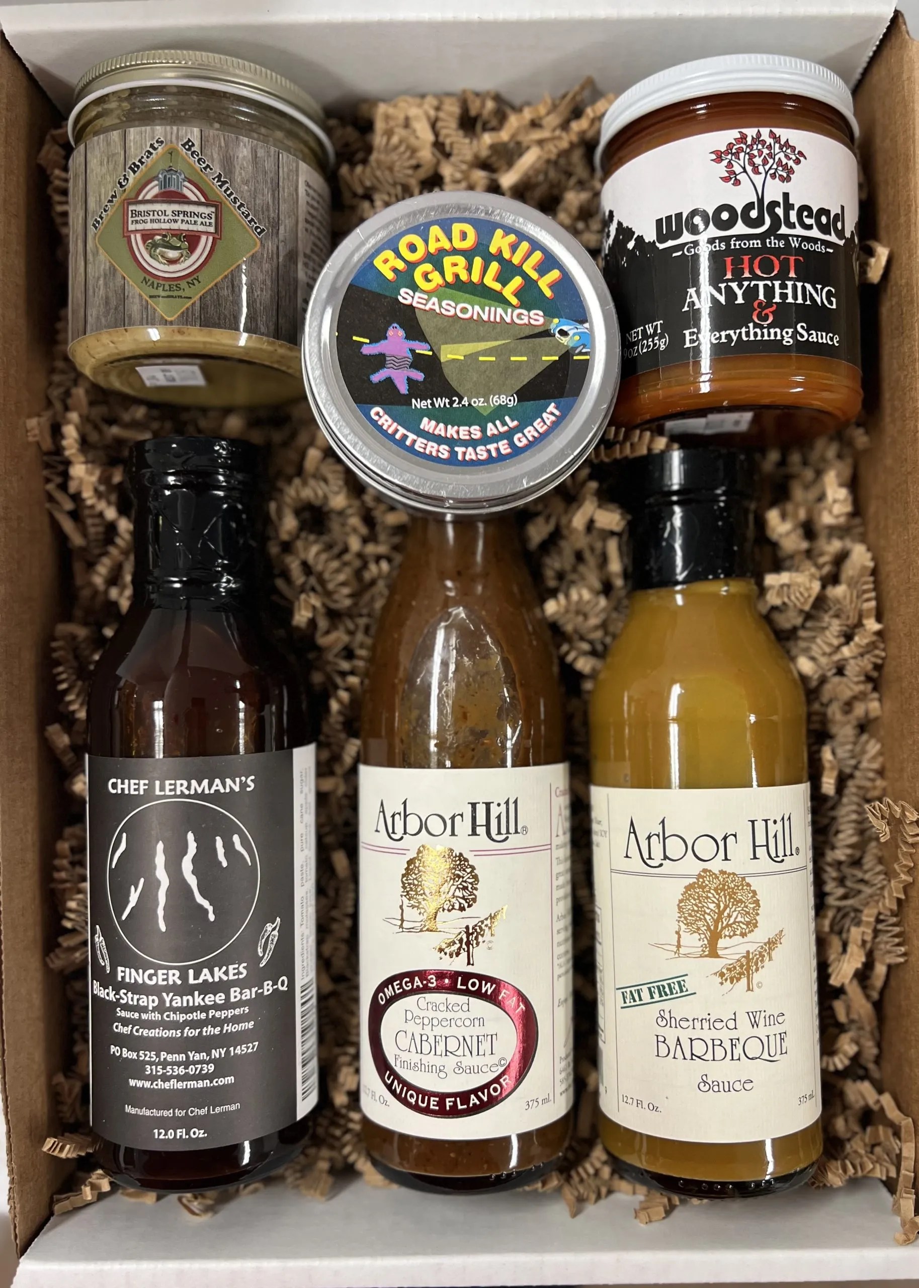 Grill, Simmer and Smoke Gift Box Arbor Hill Winery