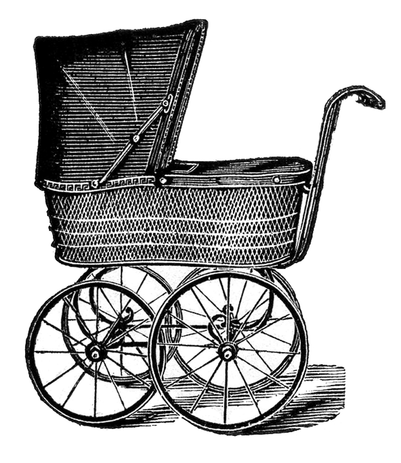 Royalty Free Images Vintage Baby Carriages The