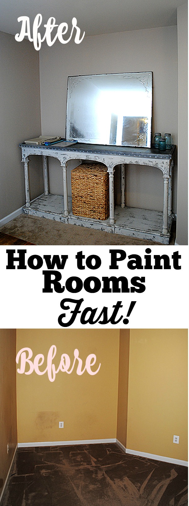 How to Paint a Room Fast! The Graphics Fairy
