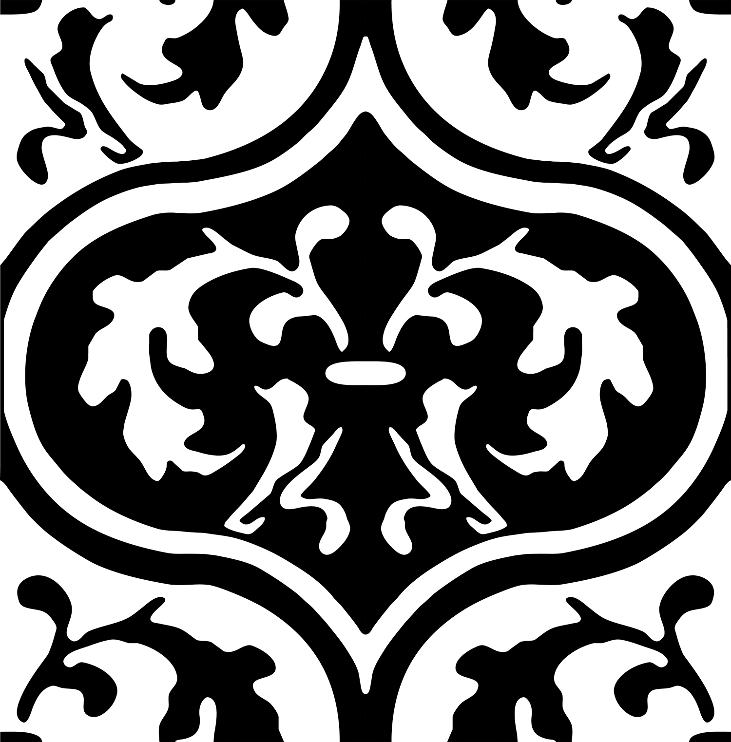 Repeating Pattern Tile Moroccan Leaves The Graphics Fairy